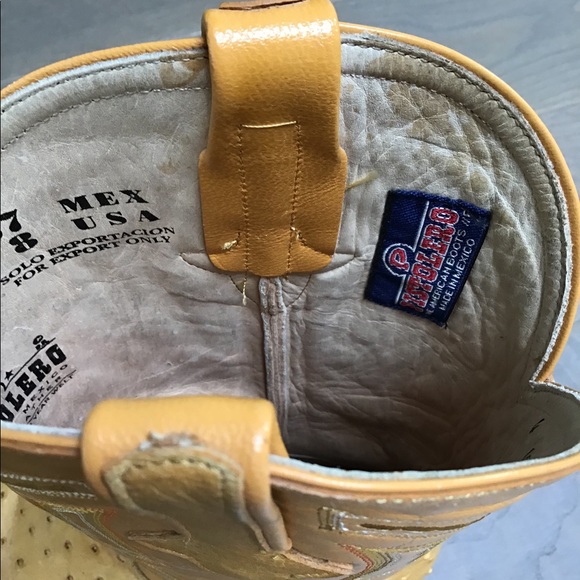 Pistolero Full-Quill Ostrich western boots. - Picture 5 of 5